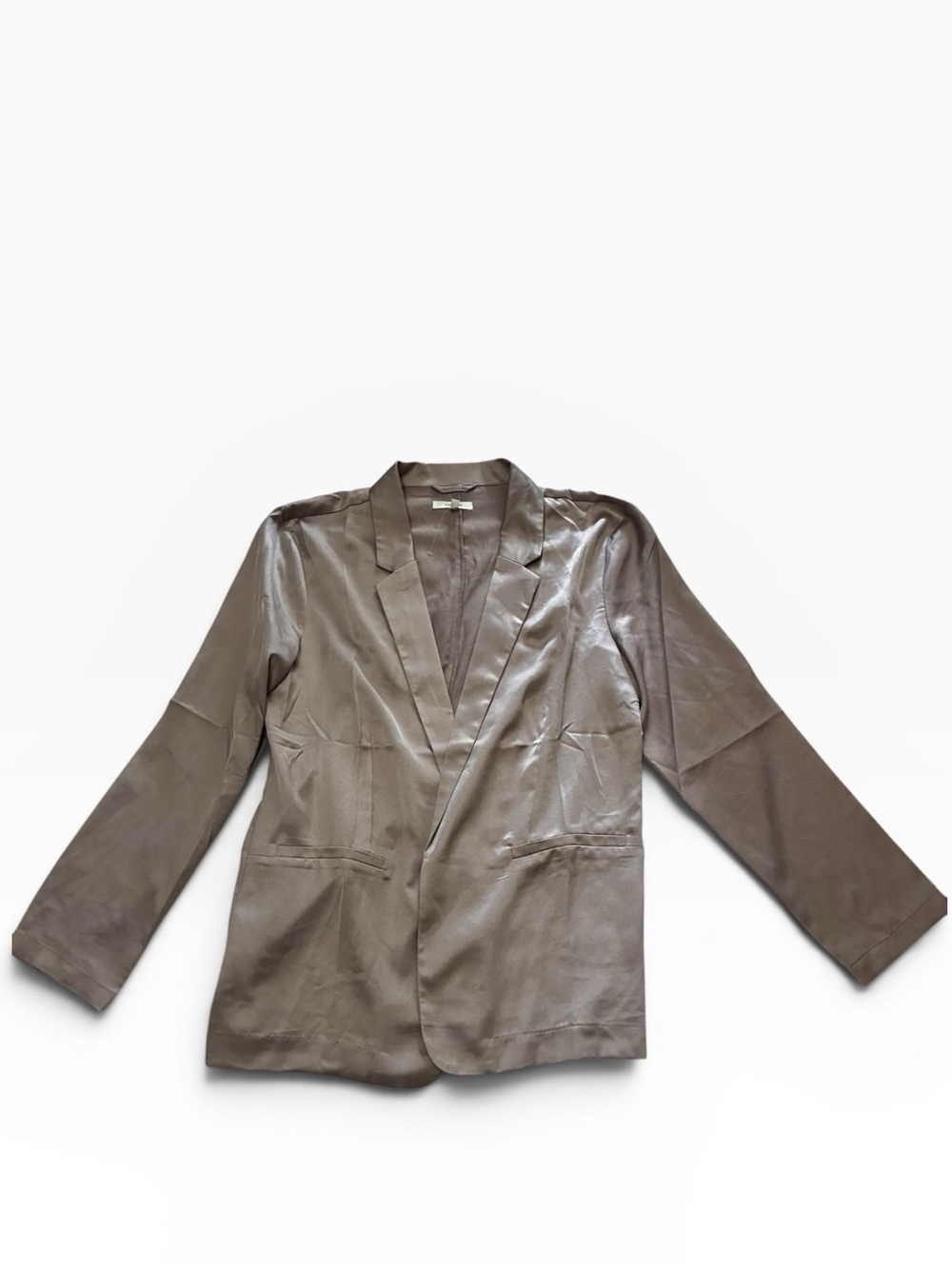 Maurices Satin Taupe Blazer Jacket
